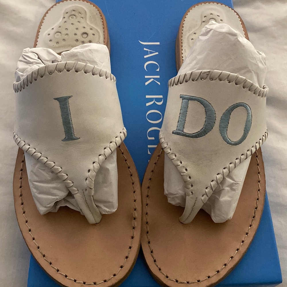 jack Rogers I do sandal worn once on my wedding day!